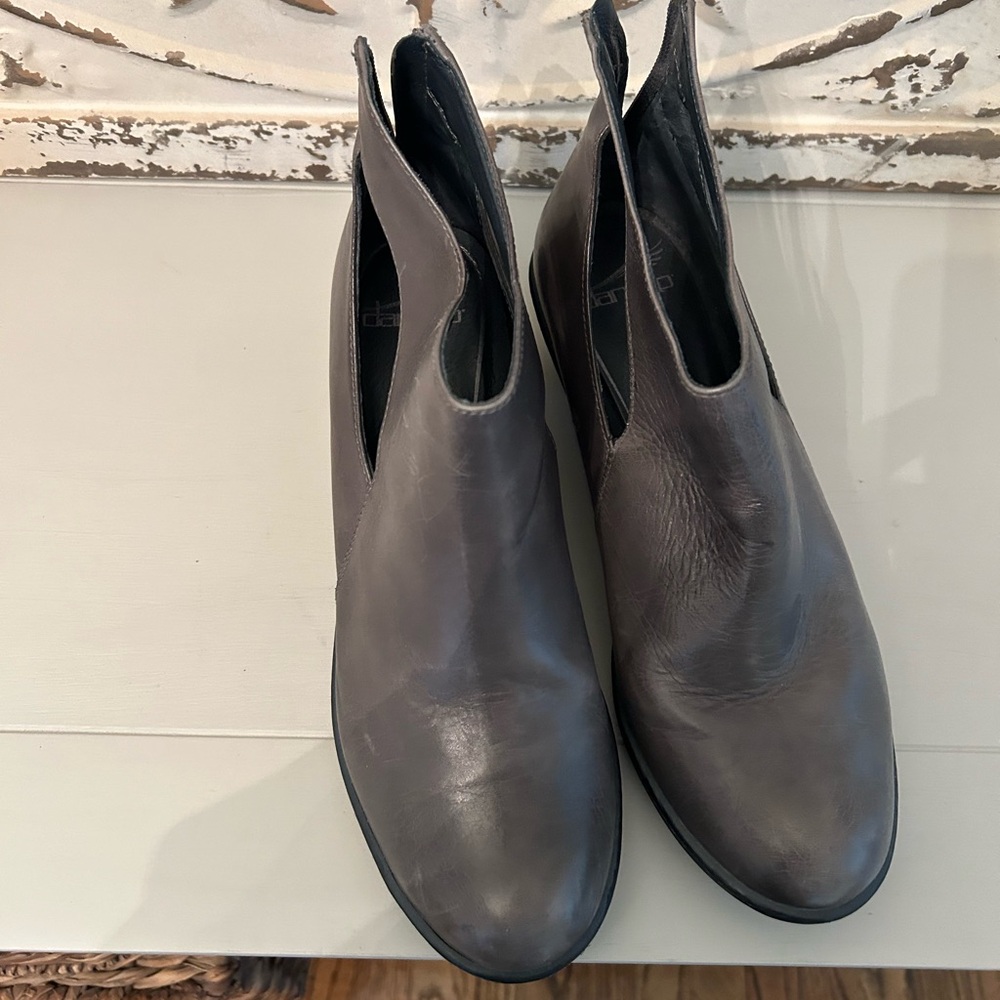 Dansko Gray Ankle Boots